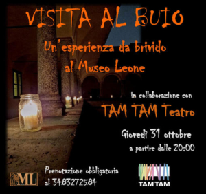 Visita al buio. Un'esperienza da brivido al Museo Leone @ Museo Leone